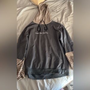 “I know that you know” hooded long sleeve